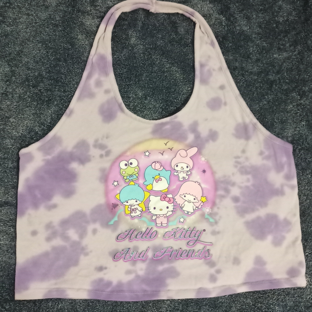 Sanrio Hello Kitty Purple Tie-Dye Top